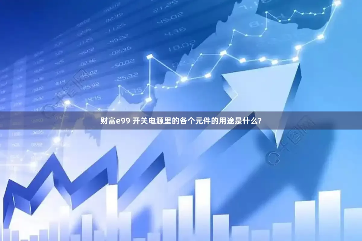 财富e99 开关电源里的各个元件的用途是什么?